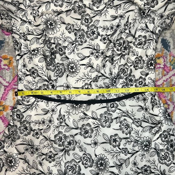 Gal Meets Glam Viola Raffia Embroidered Formal Cocktail Dress New Size 6 - Picture 10 of 13